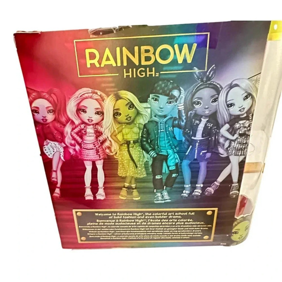 MGA Rainbow High Krystal Bailey Fashion Doll Dark Purple Sparkle Series New - Picture 2 of 6